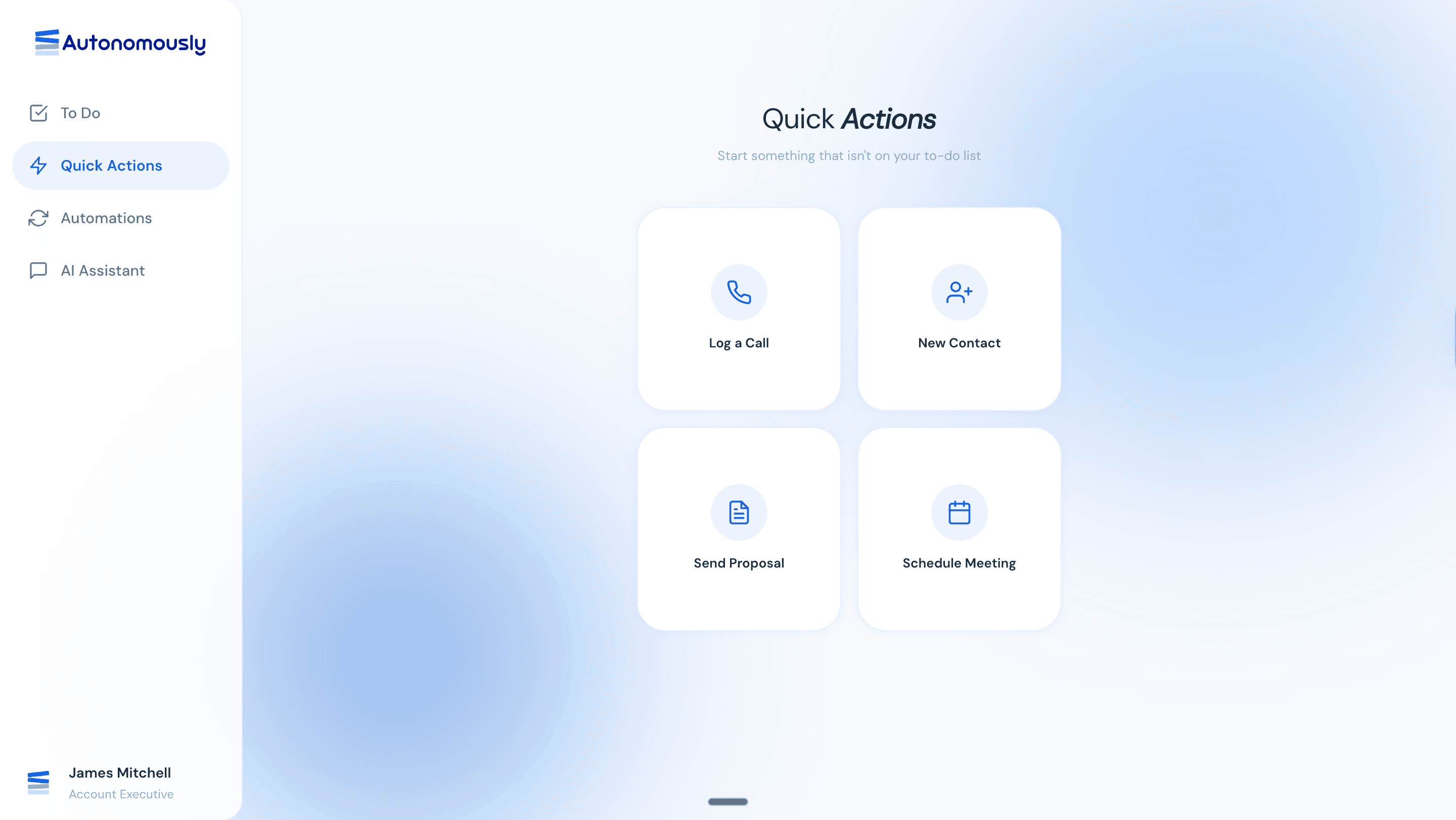 Weave OS — quick actions